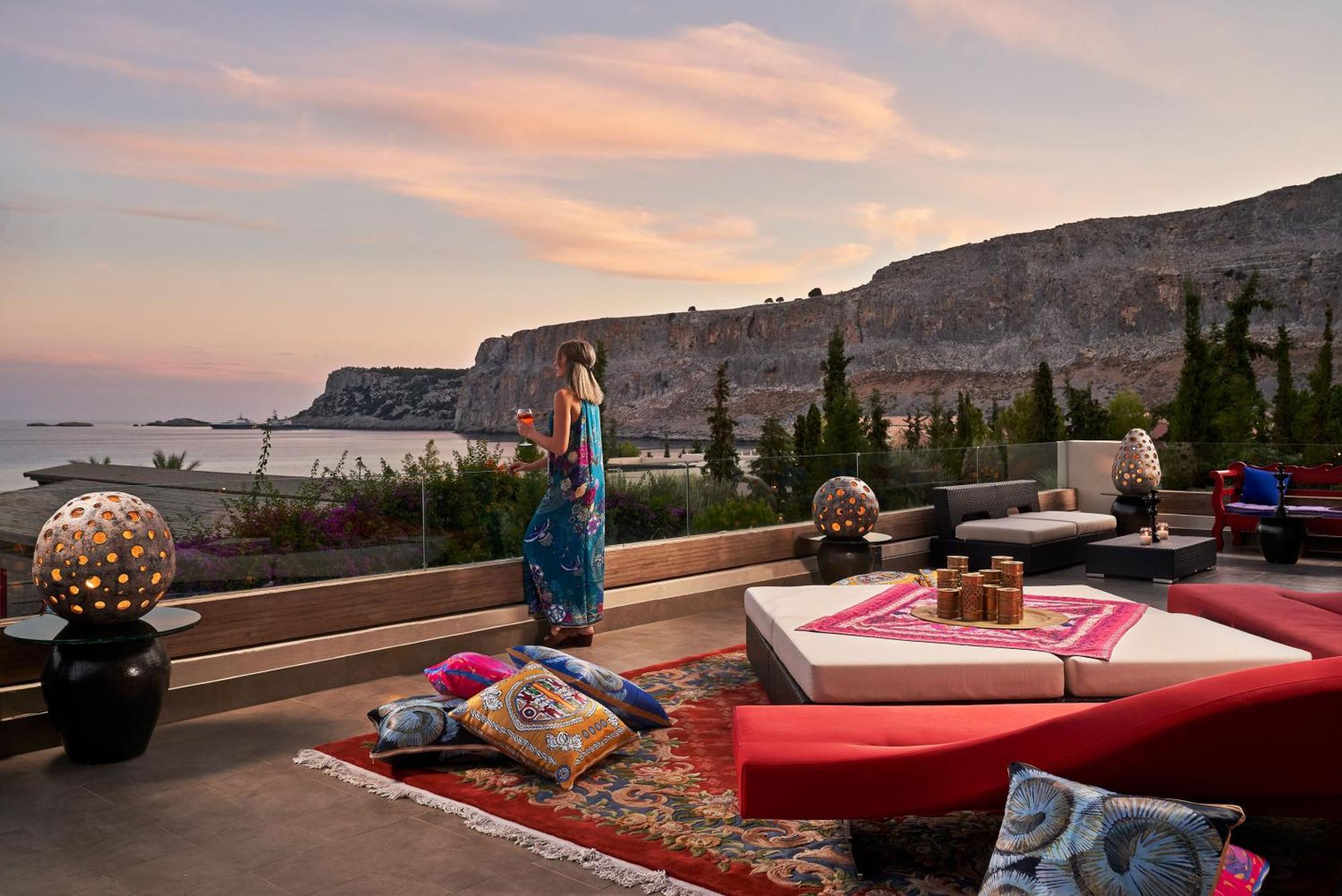 Aquagrand Exclusive Deluxe Resort Lindos - Adults Only Luaran gambar